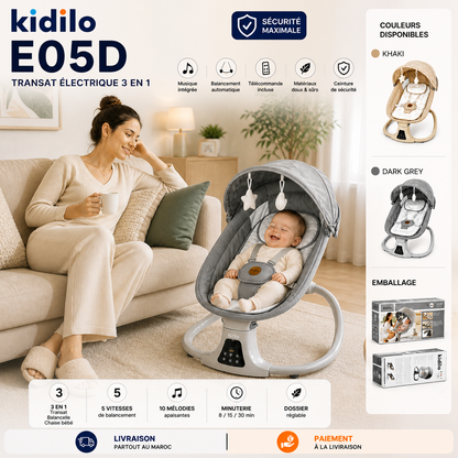 Kidilo Relax Électrique Bébé 3 en 1